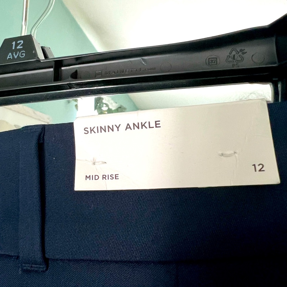 LOFT skinny ankle mid rise pants